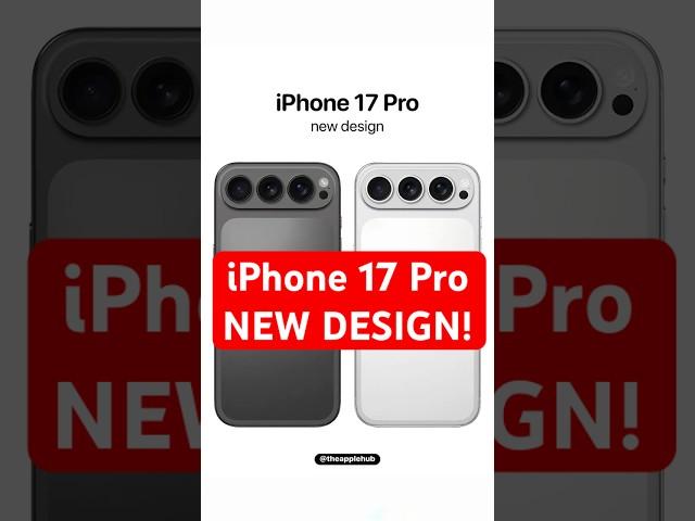 Apple Made a New Deisgn For iPhone 17 Pro #shorts #iphone17pro #iphone17promax