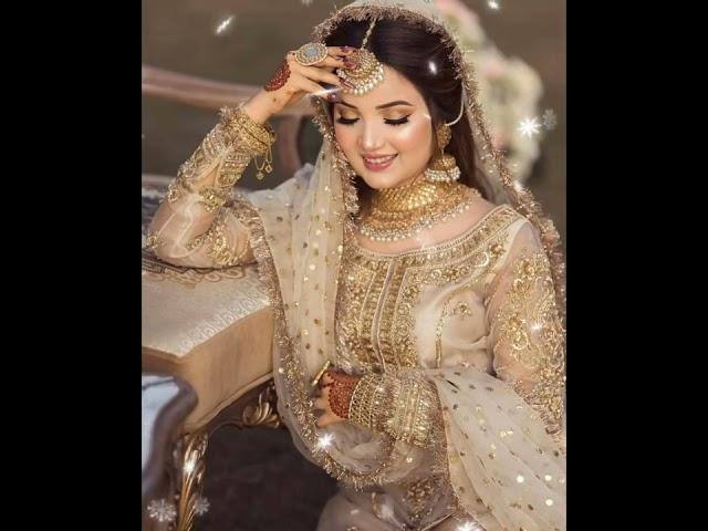 Top Pakistani Bridel Nikkah Dresses/Beautiful Nikkah Bride Dresses Collection