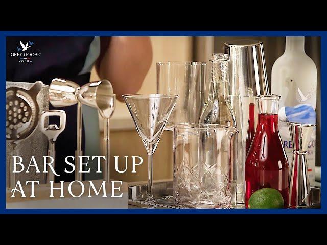 Home Bar Set Up | Indoor v Outdoor | Grey Goose Vodka