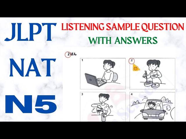 N5 Japanese Listening Practice: Nat Test Sample Question with Answer