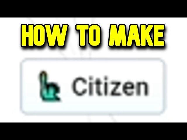 How to Make a Citizen in Infinite Craft