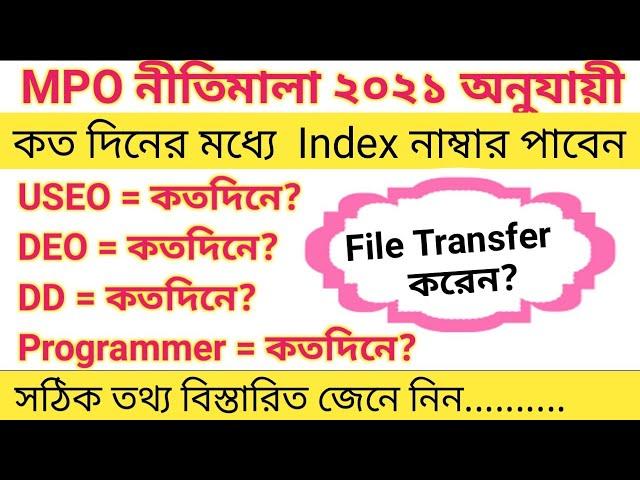 MPO Application 2022 | আবেদনের কতদিন পর ইনডেক্স নাম্বার দেয় | MPO Policy 2021 | NTRCA update news.