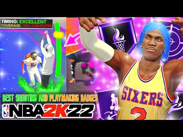 *NEW* BEST SHOOTING & PLAYMAKING BADGES ON NBA 2K22! BEST BADGES FOR EVERY BUILD ON 2K22! (SEASON 6)