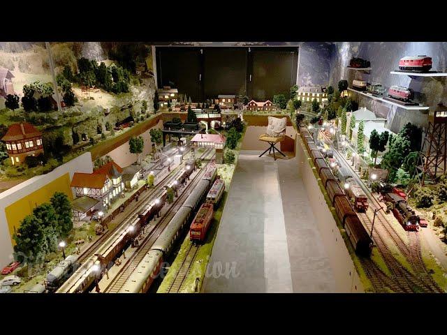 Model Train Paradise for Steam Locomotive - Arnold’s Märklin Model Railroad in Gauge 1 (1:32 Scale)