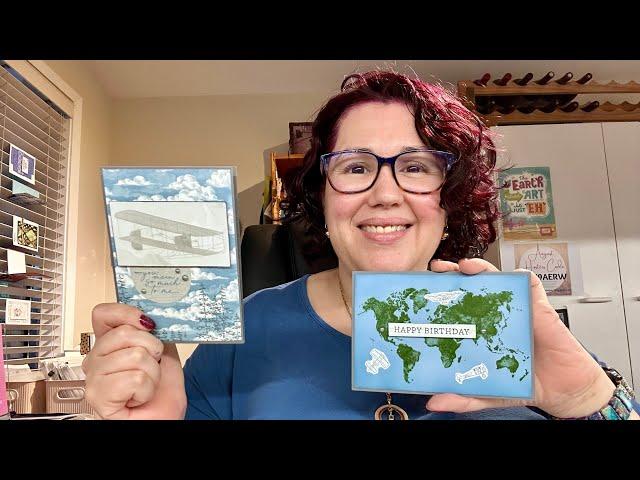 Stampin’ Up! Take to the Sky & Watercolor World & Encircled in Nature Cards #stampinup #cardmaking