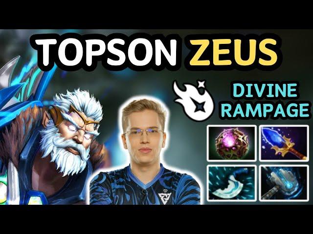  7.36c TOPSON ZEUS Midlane Highlights  Master Tier Zeus By Topson - Dota 2