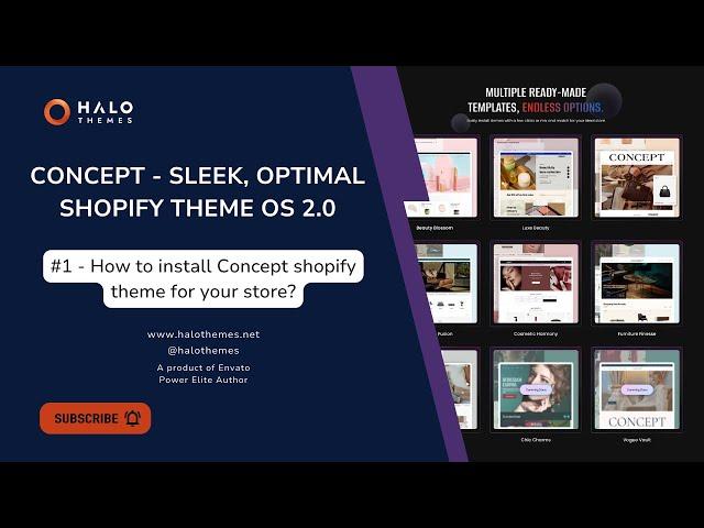 How to install Concept Shopify Theme for your store?