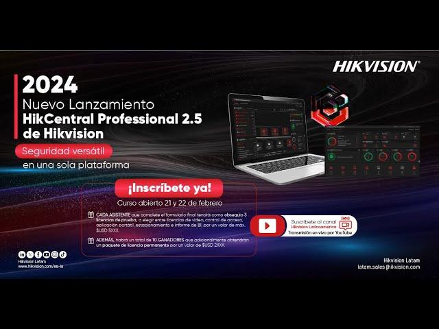 Open Course - Lanzamiento de HikCentral Professional 2.5