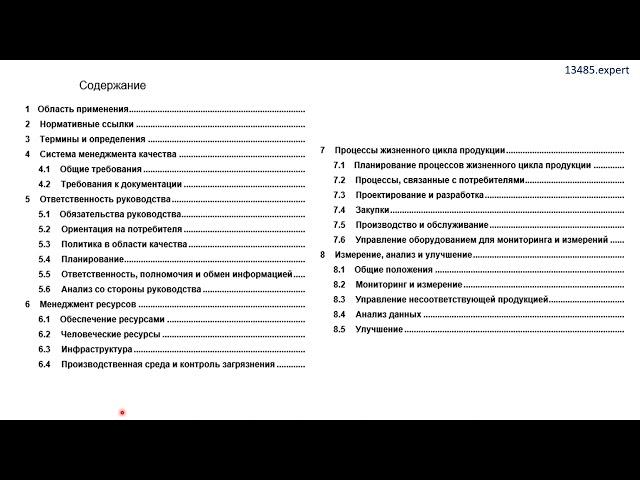 Разбор ИСО 13485 раздел 4 общие требования к СМК вер 2