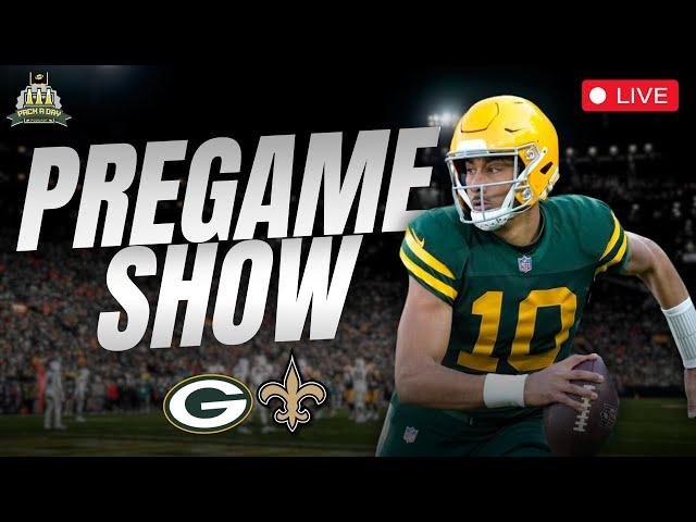 Packers/Saints LIVE Pregame Show!!!