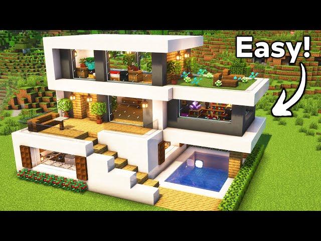 Minecraft: Best Modern House Tutorial