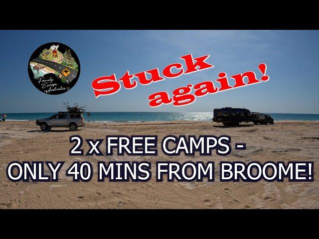 FREE CAMPING 37 mins from BROOME - Willie Creek & P Team Patch WA Road Trip Australia