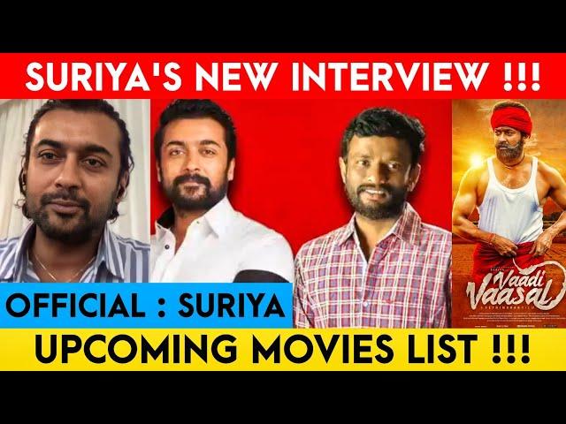  Suriya's Upcoming Movies Update | Navarasa | Suriya 40 | Vaadivaasal | Aaruva | NSR 