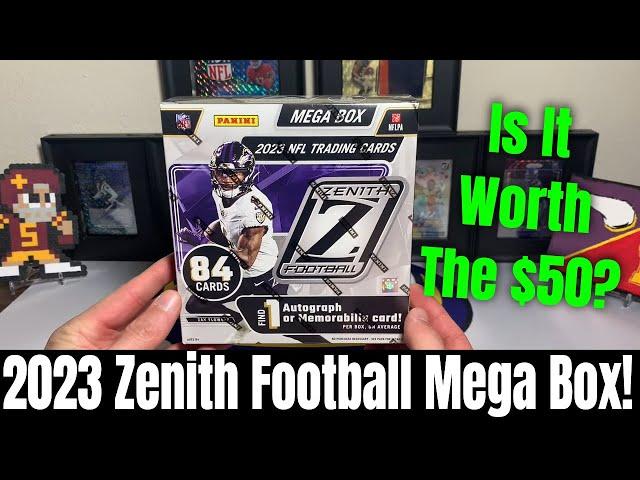 Are These 2023 Zenith Football Mega Boxes Worth The $50 Cost?! 1 Hit Per Mega Box!