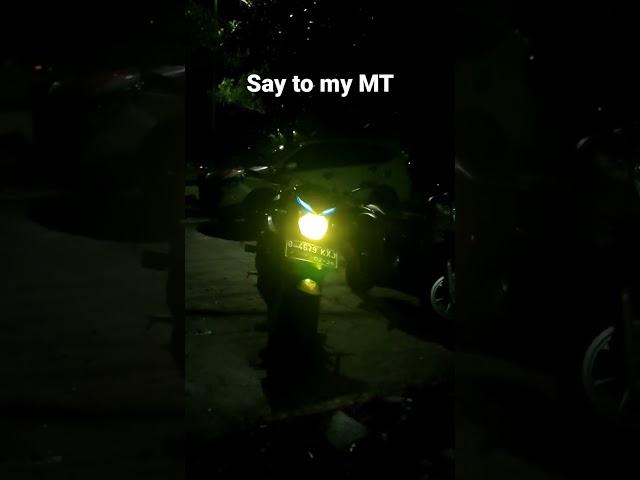 Say to my MT #motovlog #motovloger #bikers #motovlogerindonesia #mt03 #yamahamtseries