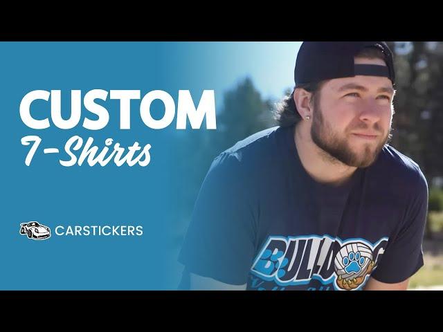 Custom T-shirts, Baseball Tees, Sweatshirts, V-necks, and other Shirts