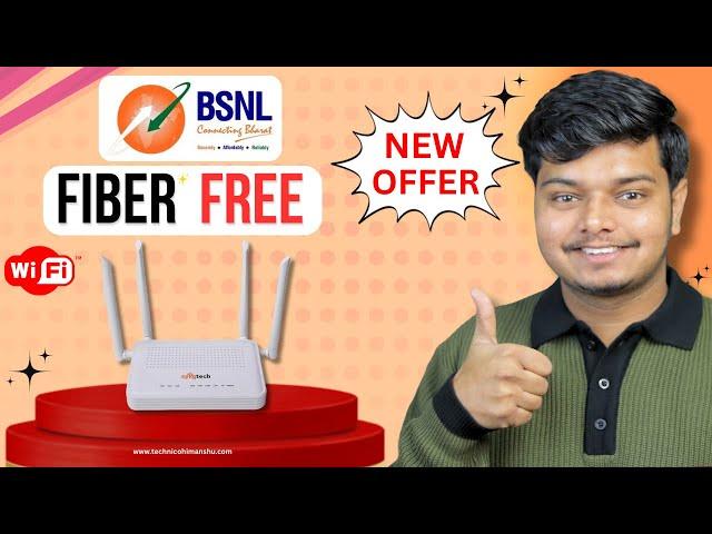 BSNL Fiber’s Biggest Discount Offer | Bsnl Fiber Plans 2025 (Hindi)