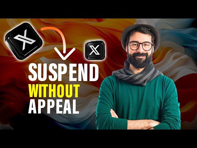 How to suspend Twitter X account without appeal (Full Guide)