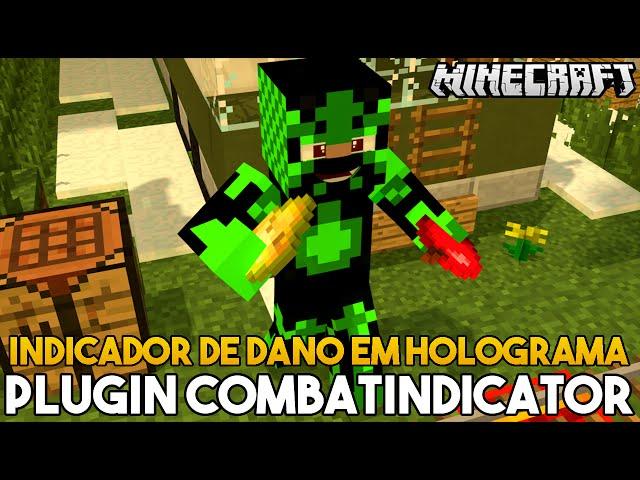 Minecraft Plugin Tutorial CombatIndicator - Indicador de dano em Holograma