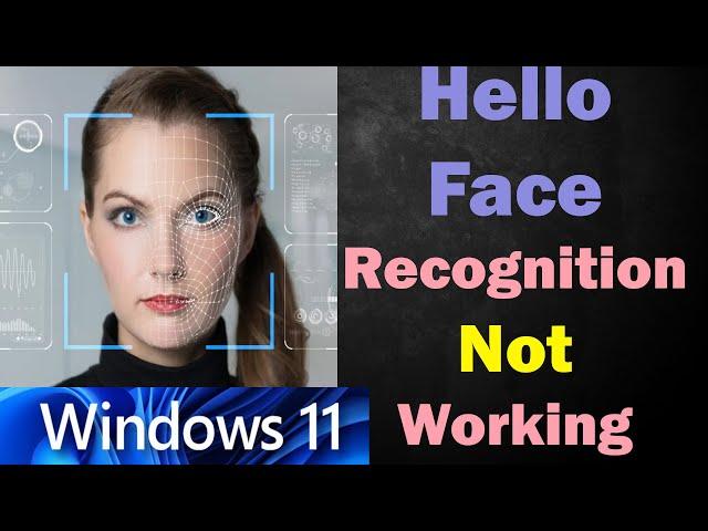 FIX! windows 11 Face Recognition not Working