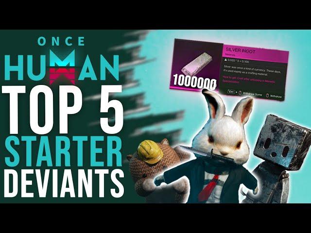 Top 5 Starter Passive Resource Deviants Guide Tips And Tricks For Noobs - Once Human