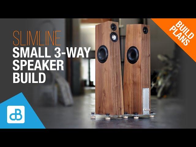 Building a High End Small 3-Way Stereo Tower Speaker - by SoundBlab