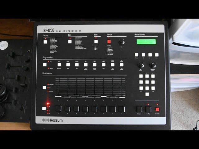 Beatmaking on Rossum SP1200 • full workflow • phdirac • DFP drum pack