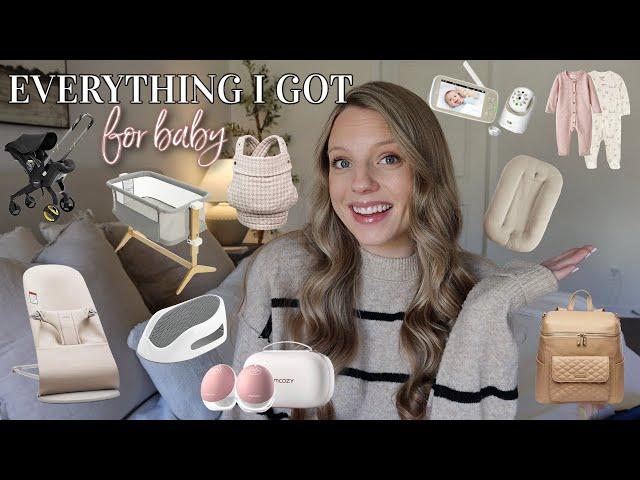 Everything I bought for baby! Baby shower haul and essentials