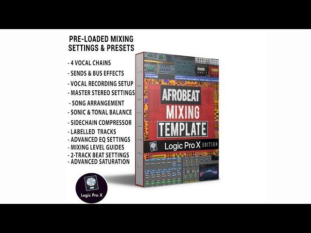 DOWNLOAD AFROBEAT MIXING TEMPLATE | AFROBEAT VOCAL RECORDING | HOW TO MIX AFROBEAT SONG | LOGIC PRO