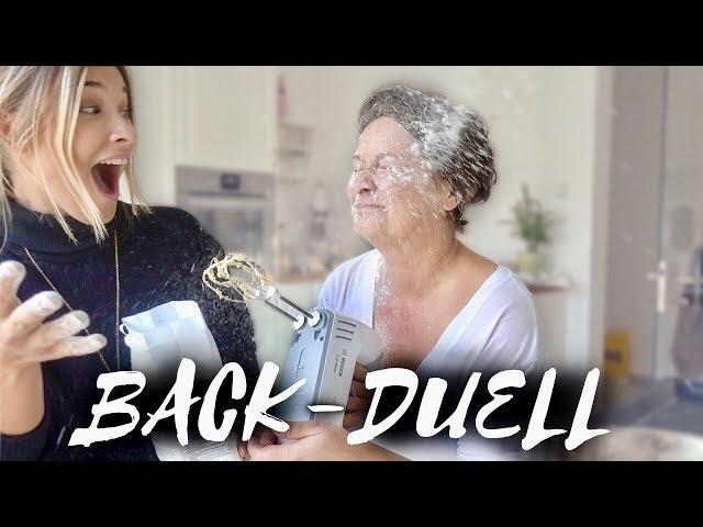 BACK CHALLENGE mit meiner MUTTER | janasdiary