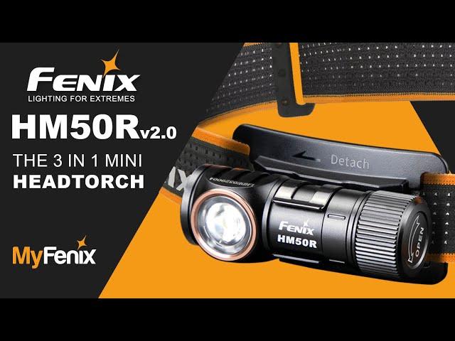 Fenix HM50R v2.0 Headtorch - 3 in 1 lighting!