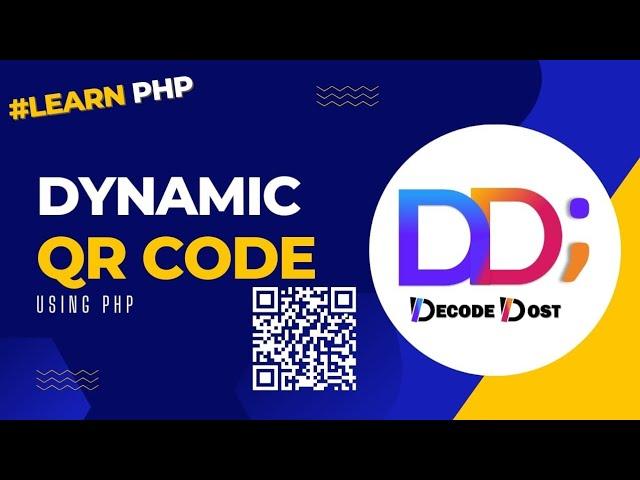 GENERATE DYNAMIC QR CODE USING PHP