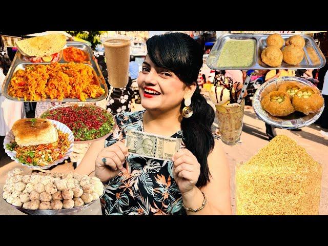 Rs 500 Street Food Challenge | Food Challenge Mumbai