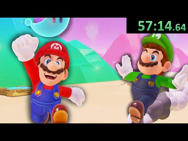 We used Online Multiplayer to get the World Record in Mario Odyssey