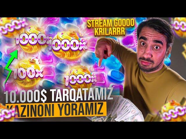 KAZINONI YORAMIZ 10 000$ TARQATAMIZ SHAX STRIM GOOO Part 4