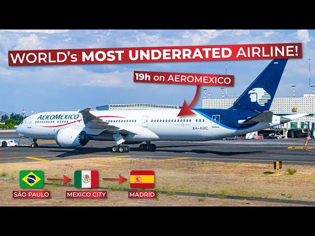 FLIGHT REVIEW | Economy Class on Aeromexico's Boeing 787-9 from São Paulo via MEX to Madrid!