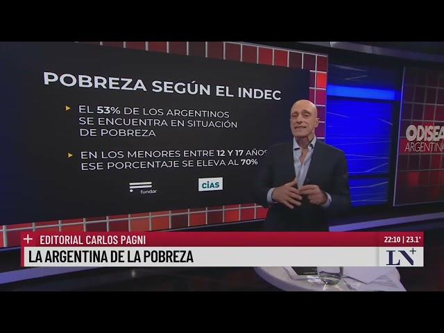 La Argentina de la pobreza. El editorial de Carlos Pagni