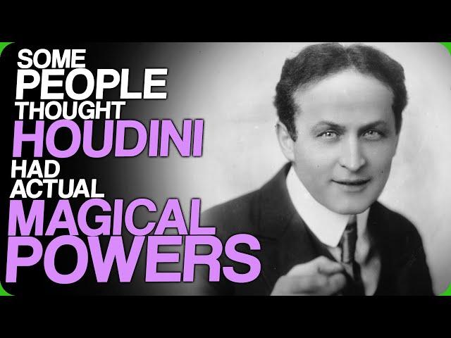 Some People Thought Houdini Had Actual Magical Powers (The Masked Magician and Magical Parodies)