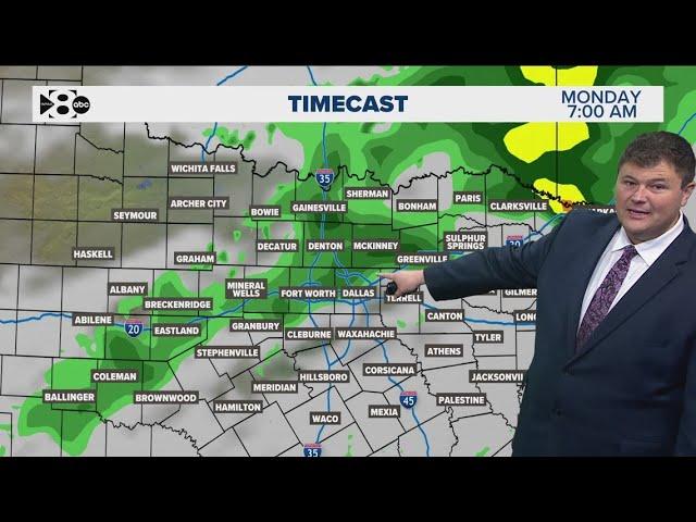 DFW Weather: Clouds, scattered showers to roll into North Texas