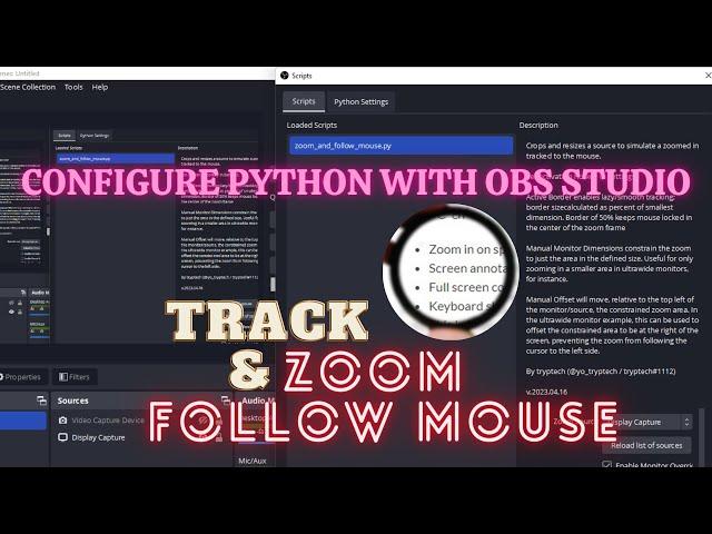 #how Make PRO LEVEL content with this OBS studio script! - Zoom & Follow Mouse action in OBS studio