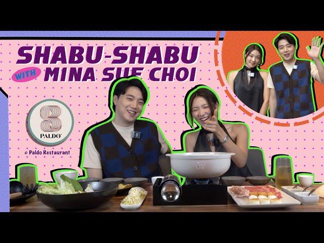 Mukbang with Miss Earth 2022, Mina Sue Choi at Paldo Restaurant | Ryan Bang