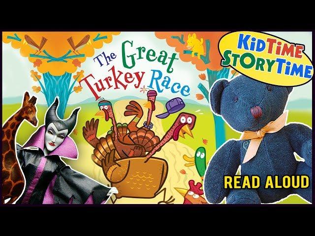 THE GREAT TURKEY RACE | Thanksgiving Day Story | Kids Books Read Aloud