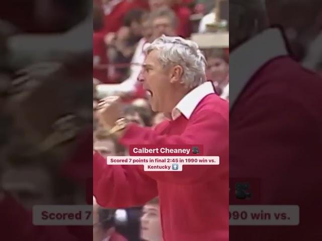 Calbert Cheaney's Clutch Finish vs. Kentucky in 1990 | Indiana Basketball