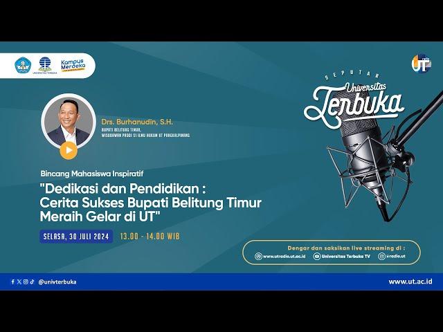 Dedikasi dan Pendidikan: Cerita Sukses Bupati Belitung Timur Meraih Gelar di UT