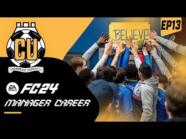 NERVES ARE KICKING IN NOW!! FC 24 REALISTIC RTG CAREER MODE S3 EP13