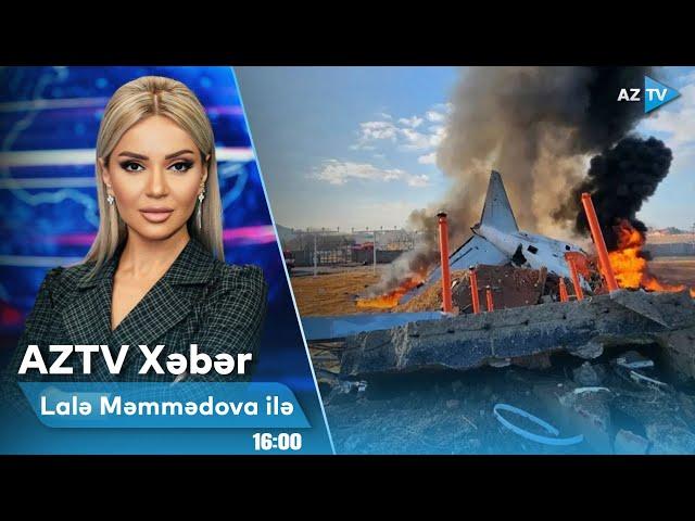 Lalə Məmmədova ilə AZTV XƏBƏR (16:00) | 02.01.2025