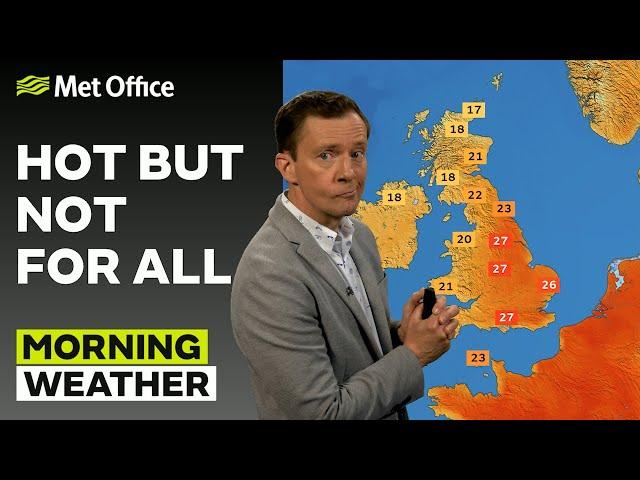 25/06/24 – Wet and cloudy in the North – Morning Weather Forecast UK –Met Office Weather