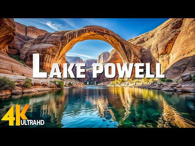 Lake Powell (4K UHD) Amazing Beautiful Nature Scenery - Travel Nature • Epic Cinematic Music