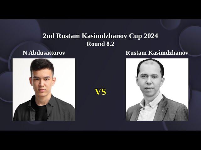 Nodirbek CRUSHES Rustam with 97% accuracy | Round 8.2 | 2nd Rustam Kasimdzhanov Cup 2024