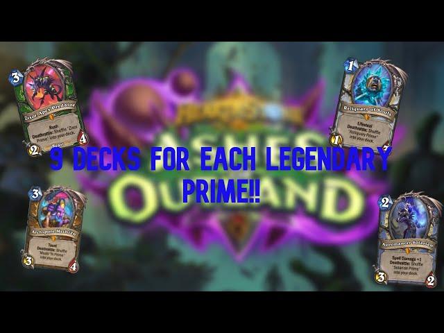 9 LOWCOSTS DECKS FOR HEARTHSTONE NEXT EXPANSION ASHES OF OUTLAND